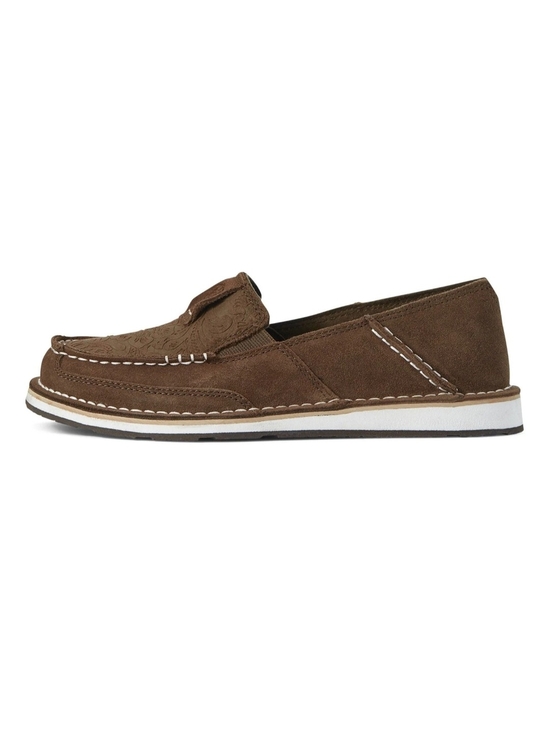 Ariat Shoes - Ariat Women's Brown Suede Slip-On Loafer